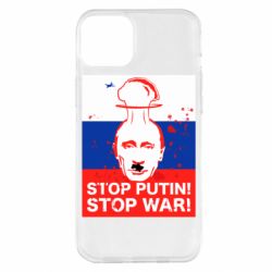 Чехол для iPhone 14 Plus STOP PUTIN - PrintSalon