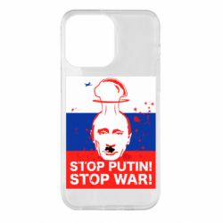 Чехол для iPhone 14 Pro Max STOP PUTIN - PrintSalon