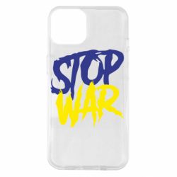 Чехол для iPhone 14 Stop this war - PrintSalon