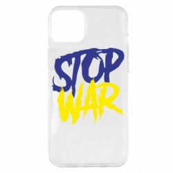 Чехол для iPhone 14 Plus Stop this war - PrintSalon