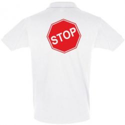 Мужское поло STOP - PrintSalon