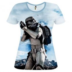 Женская футболка 3D Stormtrooper Art-PrintSalon Женская футболка 3D Stormtrooper Art