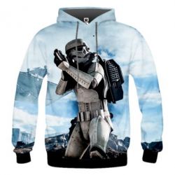 Чоловіче 3D худі Stormtrooper Art