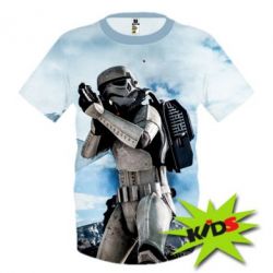 Детская 3D футболка Stormtrooper Art