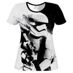 Женская футболка 3D Stormtrooper-PrintSalon Женская футболка 3D Stormtrooper
