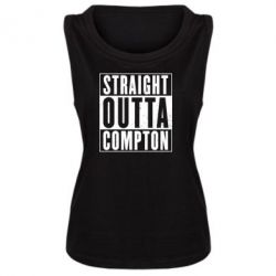 Женская майка Straight outta compton-PrintSalon Женская майка Straight outta compton