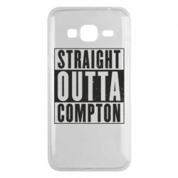 Чехол для Samsung J3 2016 Straight outta compton - PrintSalon
