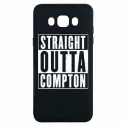 Чехол для Samsung J7 2016 Straight outta compton-PrintSalon Чехол для Samsung J7 2016 Straight outta compton