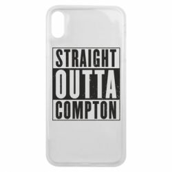 Чехол для iPhone Xs Max Straight outta compton - PrintSalon