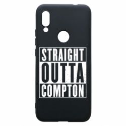 Чехол для Xiaomi Redmi 7 Straight outta compton - PrintSalon