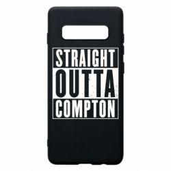 Чехол для Samsung S10+ Straight outta compton - PrintSalon