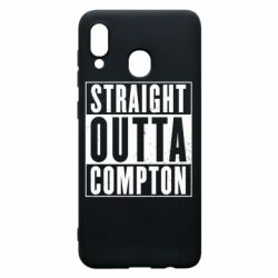 Чехол для Samsung A30 Straight outta compton - PrintSalon
