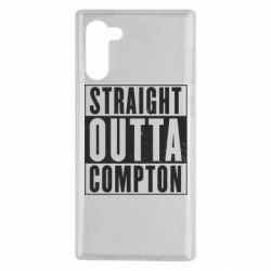 Чехол для Samsung Note 10 Straight outta compton - PrintSalon