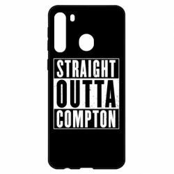 Чехол для Samsung A21 Straight outta compton-PrintSalon Чехол для Samsung A21 Straight outta compton