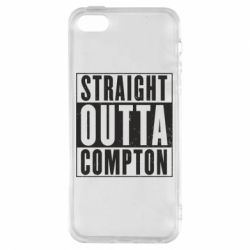 Чохол для iphone 5/5S/SE Straight outta compton-PrintSalon Чохол для iphone 5/5S/SE Straight outta compton