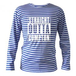 Тельняшка с длинным рукавом Straight outta compton-PrintSalon Тельняшка с длинным рукавом Straight outta compton