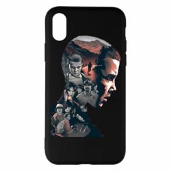 Чехол для iPhone X/Xs Stranger things art - PrintSalon