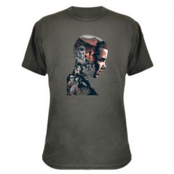 Камуфляжная футболка Stranger things art - PrintSalon