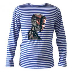 Тельняшка с длинным рукавом Stranger things art - PrintSalon