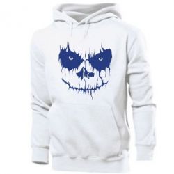 Мужское худи Страшная морда для светлого