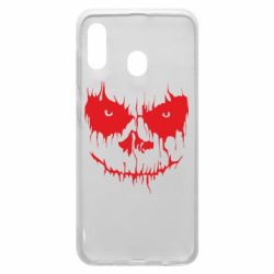 Чехол для Samsung A20 Страшная морда для светлого
