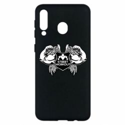 Чехол для Samsung M30 Street Workout Крылья
