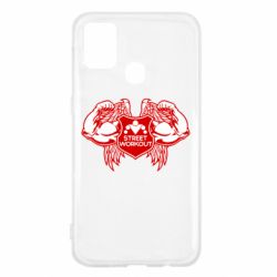 Чехол для Samsung M31 Street Workout Крылья-PrintSalon Чехол для Samsung M31 Street Workout Крылья