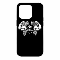 Чехол для iPhone 14 Pro Street Workout Крылья - PrintSalon