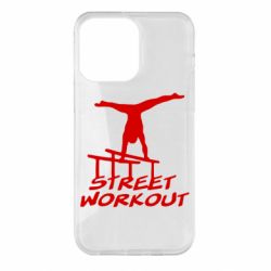 Чехол для iPhone 14 Pro Max Street workout - PrintSalon