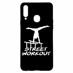 Чехол для Samsung A20s Street workout - PrintSalon