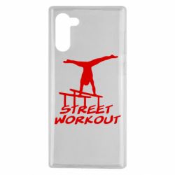 Чехол для Samsung Note 10 Street workout - PrintSalon