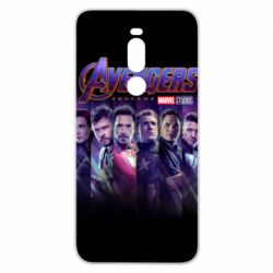 Чехол для Meizu Note 8 Stripes with avengers - PrintSalon