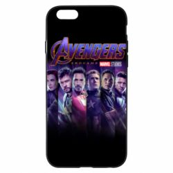 Чехол для iPhone 6/6S Stripes with avengers - PrintSalon