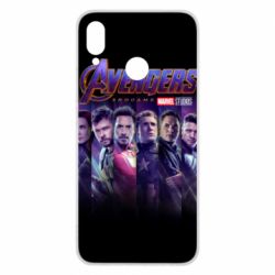 Чехол для Huawei P Smart Plus 2018 Stripes with avengers - PrintSalon