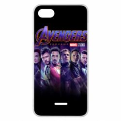 Чехол для Xiaomi Redmi 6A Stripes with avengers - PrintSalon