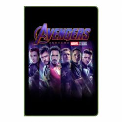 Блокнот с принто Stripes with avengers - PrintSalon