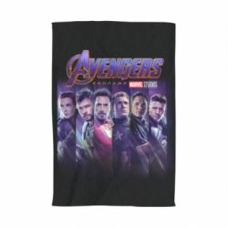 Полотенце с принтом Stripes with avengers - PrintSalon