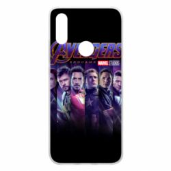 Чехол для Xiaomi Redmi 7 Stripes with avengers - PrintSalon