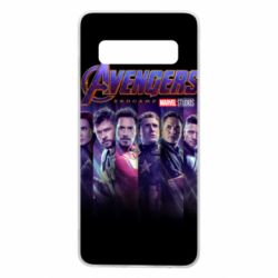 Чехол для Samsung S10 Stripes with avengers - PrintSalon