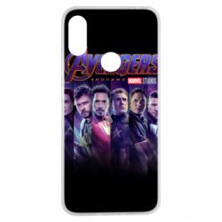 Чехол для Xiaomi Redmi Note 7 Stripes with avengers - PrintSalon