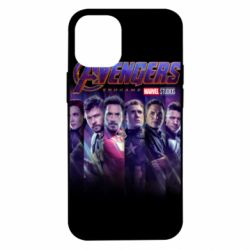 Чехол для iPhone 12 mini Stripes with avengers - PrintSalon