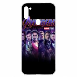 Чехол для Samsung A11/M11 Stripes with avengers - PrintSalon