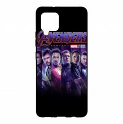 Чехол для Samsung A42 5G Stripes with avengers - PrintSalon