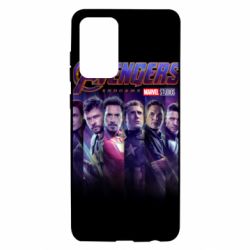 Чехол для Samsung A72 5G Stripes with avengers - PrintSalon