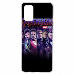 Чехол для Samsung S20+ Stripes with avengers - PrintSalon