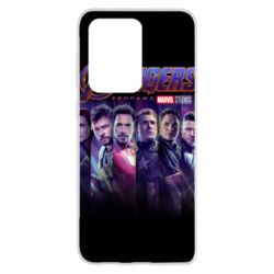 Чехол для Samsung S20 Ultra Stripes with avengers - PrintSalon