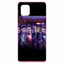 Чехол для Samsung Note 10 Lite Stripes with avengers - PrintSalon