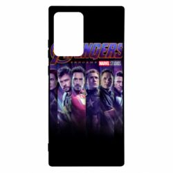 Чехол для Samsung Note 20 Ultra Stripes with avengers - PrintSalon