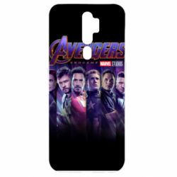 Чехол для Oppo A5/A9 2020 Stripes with avengers