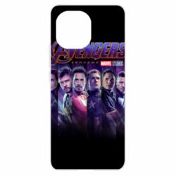 Чехол для Xiaomi Mi11 Stripes with avengers - PrintSalon